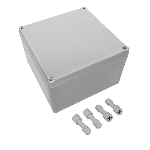 LeMotech Waterproof Dustproof IP67 Junction Box DIY Case Enclosure Gray 7.9 x by LeMotech