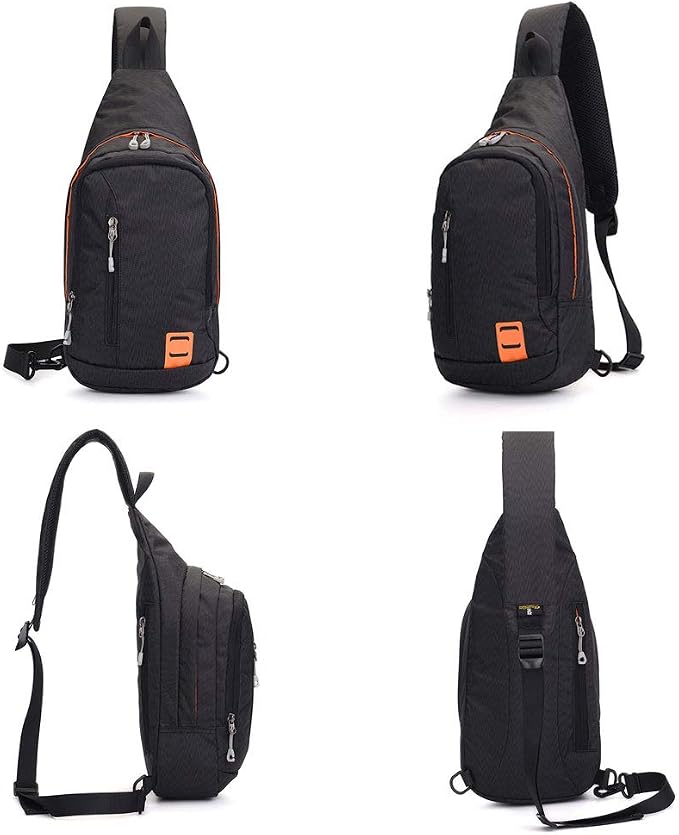 Peicees Small Sling Backpack Waterproof Unisex Shoulder Bag Chest Crossbody - Image 5