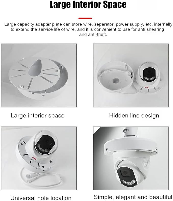 260MM L-Type Aluminum Alloy Outdoor Security Camera Mount Bracket, Dome Camera - Image 6