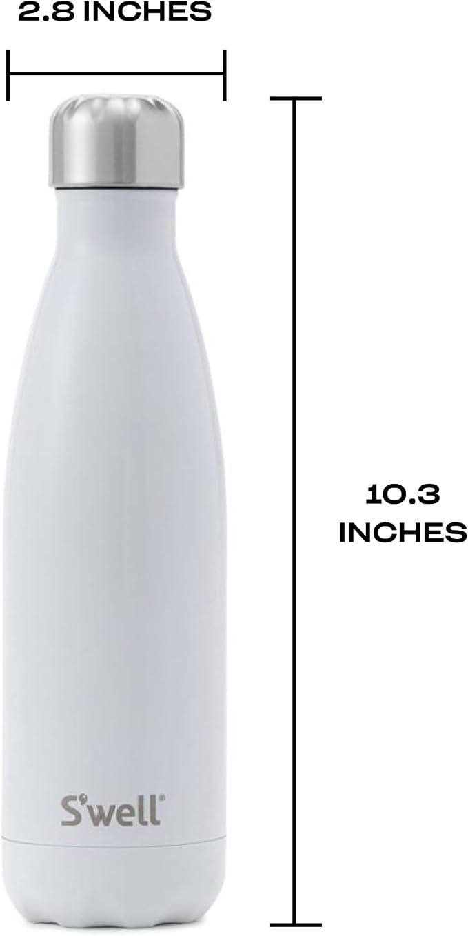 S'well Stainless Steel Water Bottle, Angel Food, Triple Layered Vacuum - Image 5