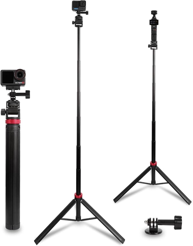 Osmo Action 6/5 pro 81" Extendable Selfie Stick & Tripod by Unknown
