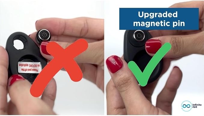 INFINITE ORBIT AirTag Holder for Kids – 2 Pack Anti-Removal Locking Case - Image 3