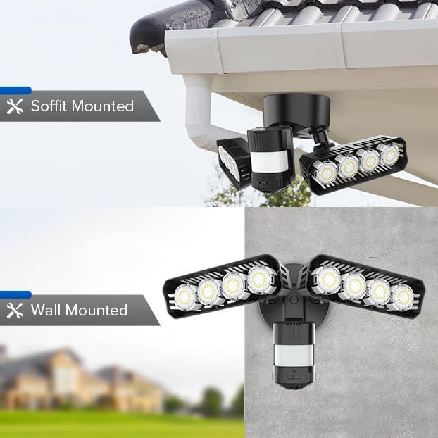 SANSI 36W 3600LM LED Motion Sensor Outdoor Light, 000 Hrs Lifespan Security - Image 6