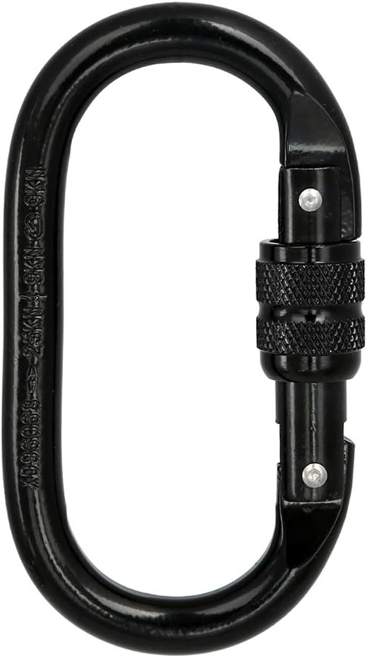 Heavy Duty Locking Climbing Carabiner Clip CE Rated 25 kN 5600 LB Rugged - Image 5