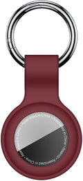 Linsaner Case for AirTag 2nd Gen & 1st Gen, Silicone Holder Keychain Key Ring by Linsaner