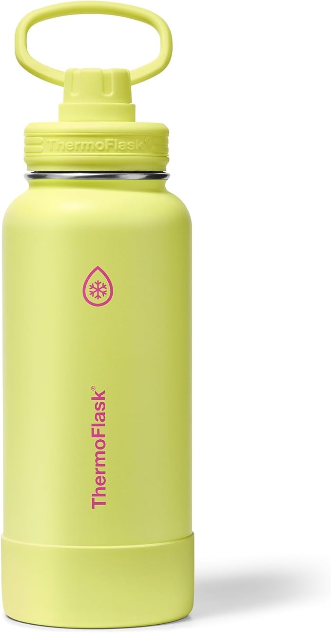ThermoFlask 32 oz Double Wall Vacuum Insulated Stainless Steel Water Bottle by ThermoFlask