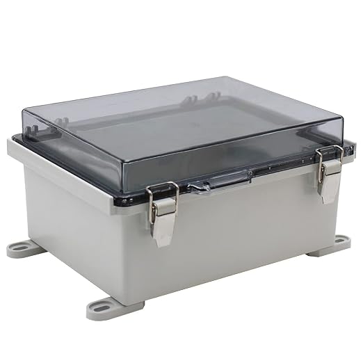 MAKERELE Small Waterproof Electrical Junction Box Clear ABS Plastic Dustproof - Image 9