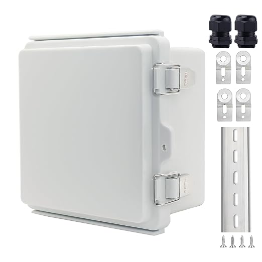 Junction Box, Outdoor Electrical Boxes Waterproof IP67 ABS Plastic Project Box by LuSumtly