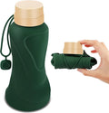 Collapsible Water Bottles, Leak Proof, Reuseable BPA Free Silicone Foldable by HighQualityBetterLife