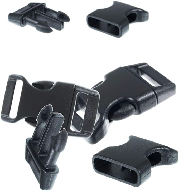 Black Plastic Side Release Buckles - Image 4