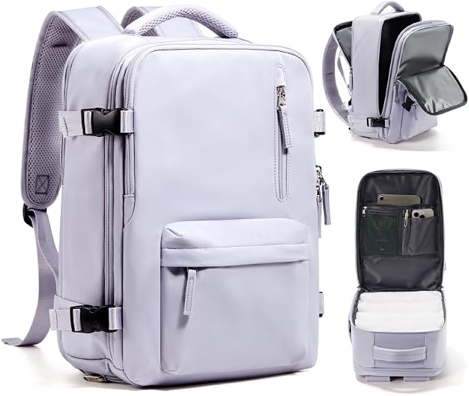 WONHOX Large Travel Backpack Carry on Flight Approved Laptop Work Business by WONHOX