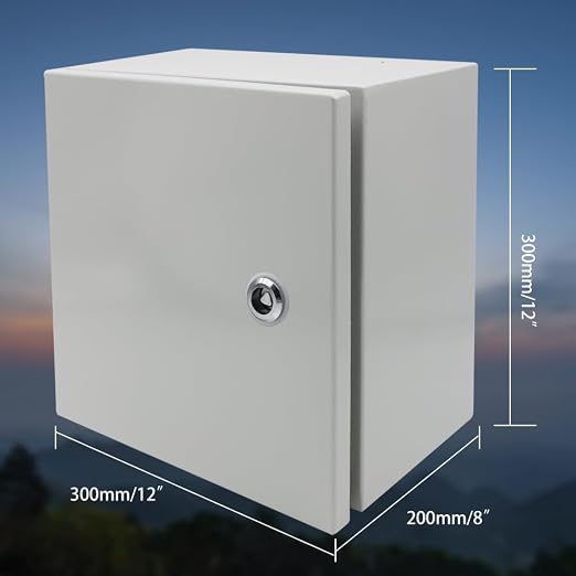 IP66 Waterproof & Dustproof Electrical Junction Box, 12 * 12 * 8 Inch Metal - Image 5