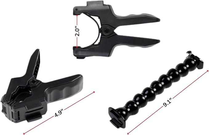 Gooseneck Phone Holder Flex Clamp Clip Mount - Image 2