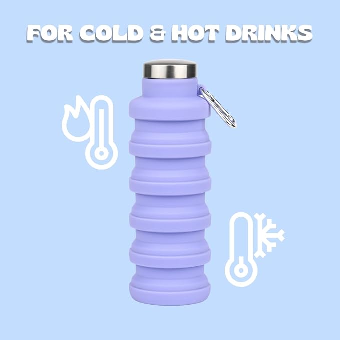 Vnek Portable Collapsible Water Bottle - Image 4