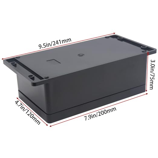 Watertight Junction Box, IP67 Waterproof Project Box Durable ABS Plastic - Image 2