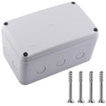 NineLeaf IP66 Waterproof Junction Box Outdoor, 7 1/8" x 4 1/2" x 4" White by NineLeaf