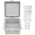 ABS Electric Junction Box, IP67 Weatherproof Electrical Boxes, Hinged Clear by AIRTAK