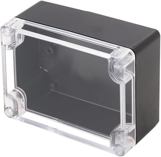 Project Box IP65 Waterproof Junction Box ABS Plastic Black Electrical Boxes DIY by Otdorpatio