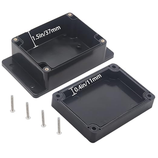 Watertight Junction Box, IP67 Waterproof Project Box Durable ABS Plastic - Image 4