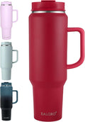 EALGRO 50 oz Tumbler with Handle, Insulated Tumblers with Lid and Straw by EALGRO