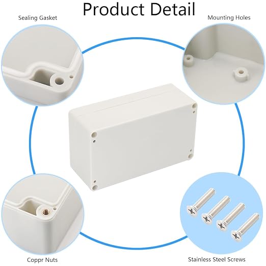 Project Box IP65 Waterproof Junction Box ABS Plastic Electrical Boxes DIY - Image 5