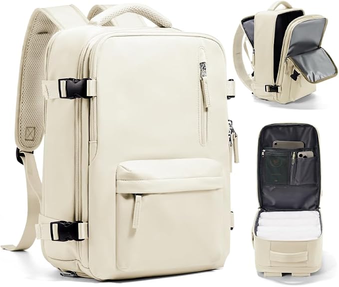 WONHOX Large Travel Backpack Carry on Flight Approved Laptop Work Business by WONHOX