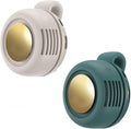Portable Clip-On Fan, Mini USB Rechargeable 360° Rotatable Fan, 3-Speed Silent by Ahuccf