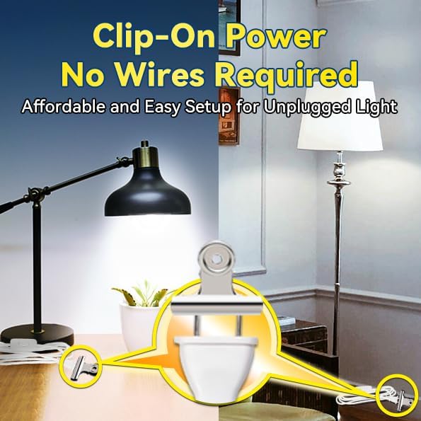 Neporal A19 Rechargeable Light Bulbs, Socket Rechargeable Emergency Light Bulb - Image 7