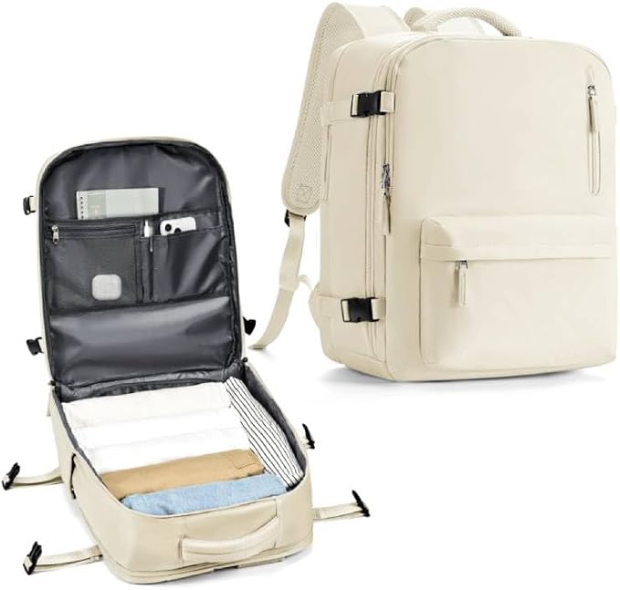 WONHOX Large Travel Backpack Carry on Flight Approved Laptop Work Business by WONHOX