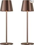 Cordless Table Lamp Rechargeable Brown by KakanuoLightings