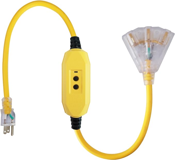 EP 3 Ft Lighted GFCI Extension Cord by ENERGYPRO