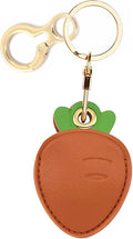 Leather Keychain Holder Case Compatible by BORKUANA