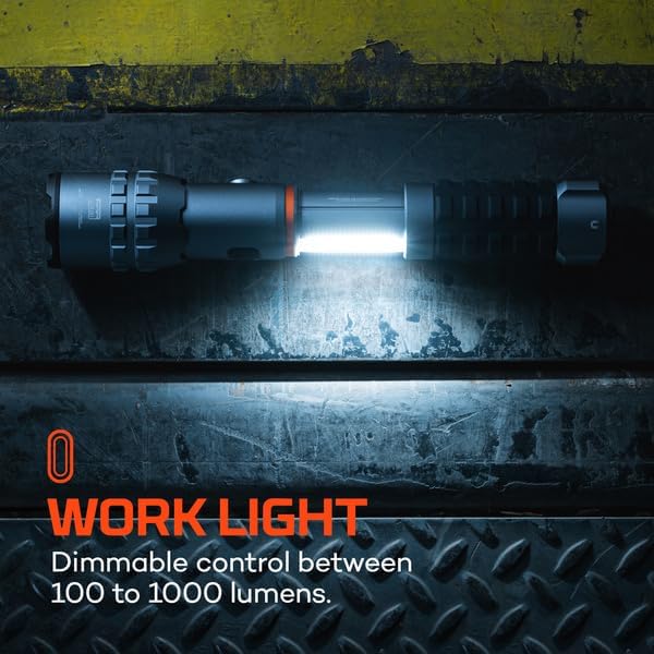 NEBO SLYDE King 4K Work Flashlight | 4000 Lumens, 7 Light Modes, Magnetic Base - Image 6