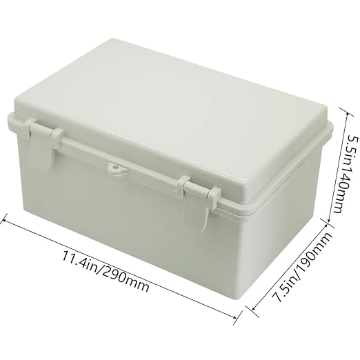 Zulkit Junction Box ABS Plastic Dustproof Waterproof IP65 Electrical Boxes - Image 2