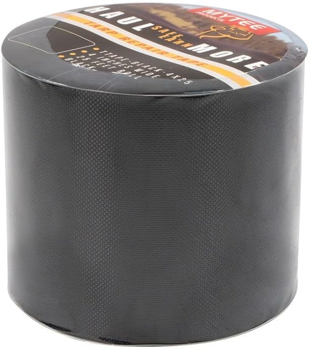 Mytee Products 8.8 oz Waterproof Black Vinyl Tarp Repair Tape 4 Inch x 25 FT - Image 8