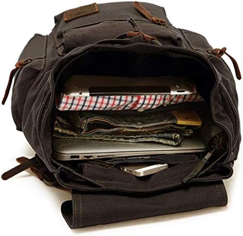 AUGUR High Capacity Canvas Vintage Backpack - Image 7