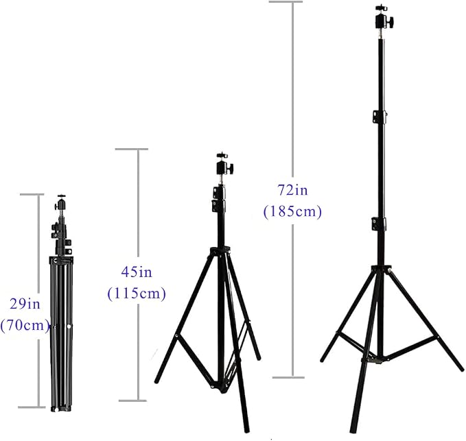 Projector Floor Stand, Folding Portable Tripod Mount - Image 2