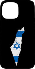 Israel National Flag Distressed Map Case by Unknown
