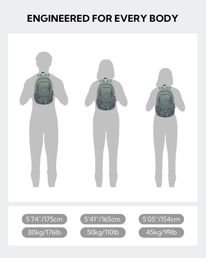 WATERFLY 12L Small Hiking Backpack: Day Pack Lightweight Travel Bag Camping - Image 6