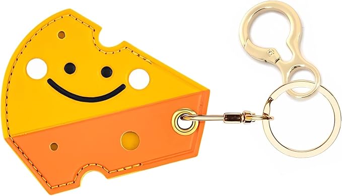 Leather Keychain Holder Case Compatible by BORKUANA
