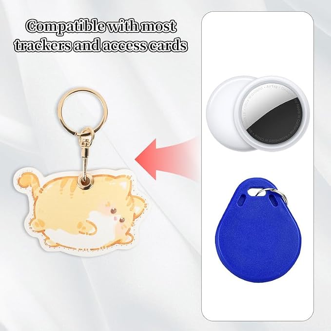 Leather Keychain Case Holder Compatible - Image 4