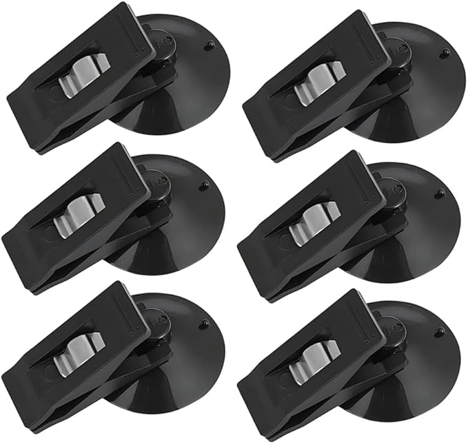 Multi Purpose Suction Cup Clips, Car Sunshade Cloth Fixing Clip, Refrigerator by TOGRAND