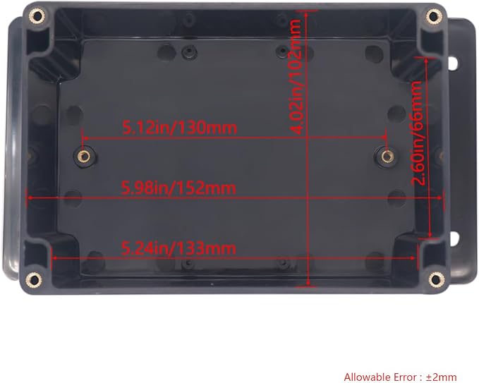 Project Box ABS Black Electrical Boxes IP65 Outdoor Waterproof Box Electronic - Image 4