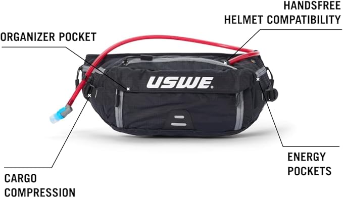 USWE Zulo Hydration Hip Pack - - Image 6