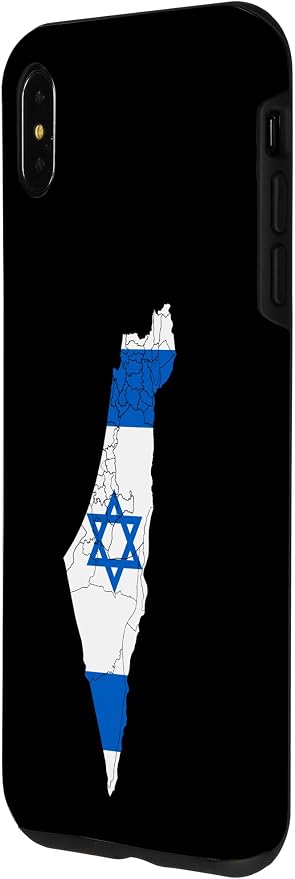 Israel National Flag Distressed Map Case - Image 2