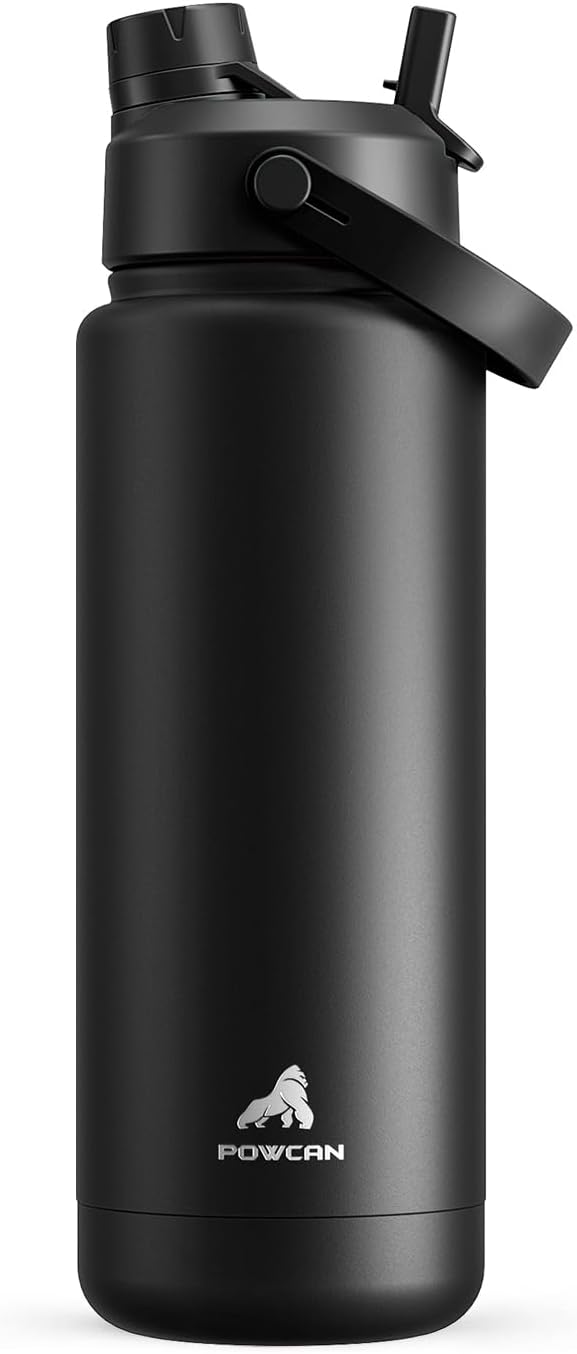 POWCAN 32 oz Insulated Water Bottle by POWCAN