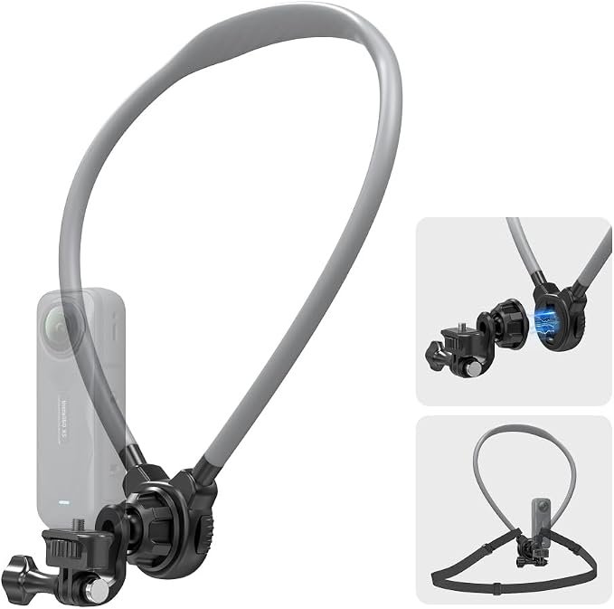 Magnetic Neck Mount for Action Camera, Quick Release Chest Holder Mount for by SKEZN