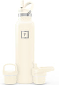 IRON °FLASK Camping & Hiking Hydration Flask - 24 oz Cashmere Cream by IronFlask