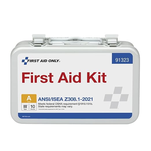 First Aid Only 91323 ANSI A 2021 and OSHA Compliant First Aid Kit, 10-Person - Image 5