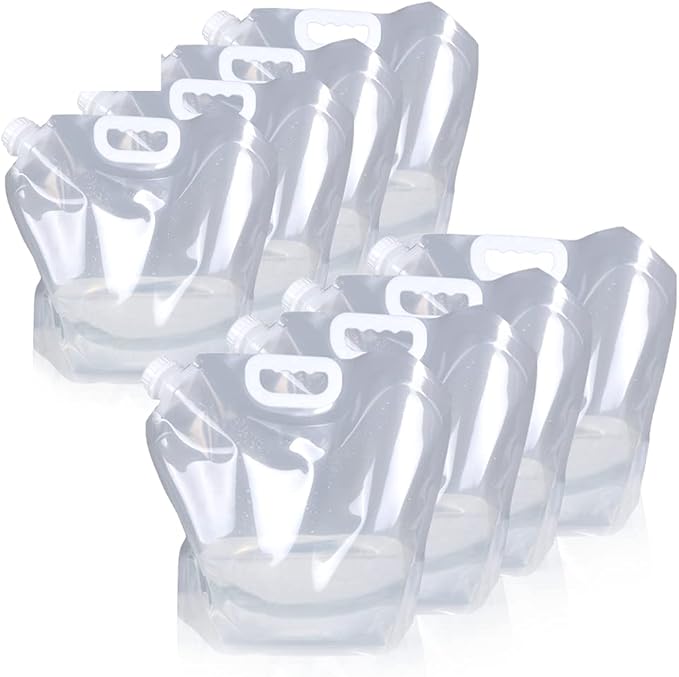 Soddeph Collapsible Water Container Bag, BPA Free Food Grade Clear Plastic by Soddeph